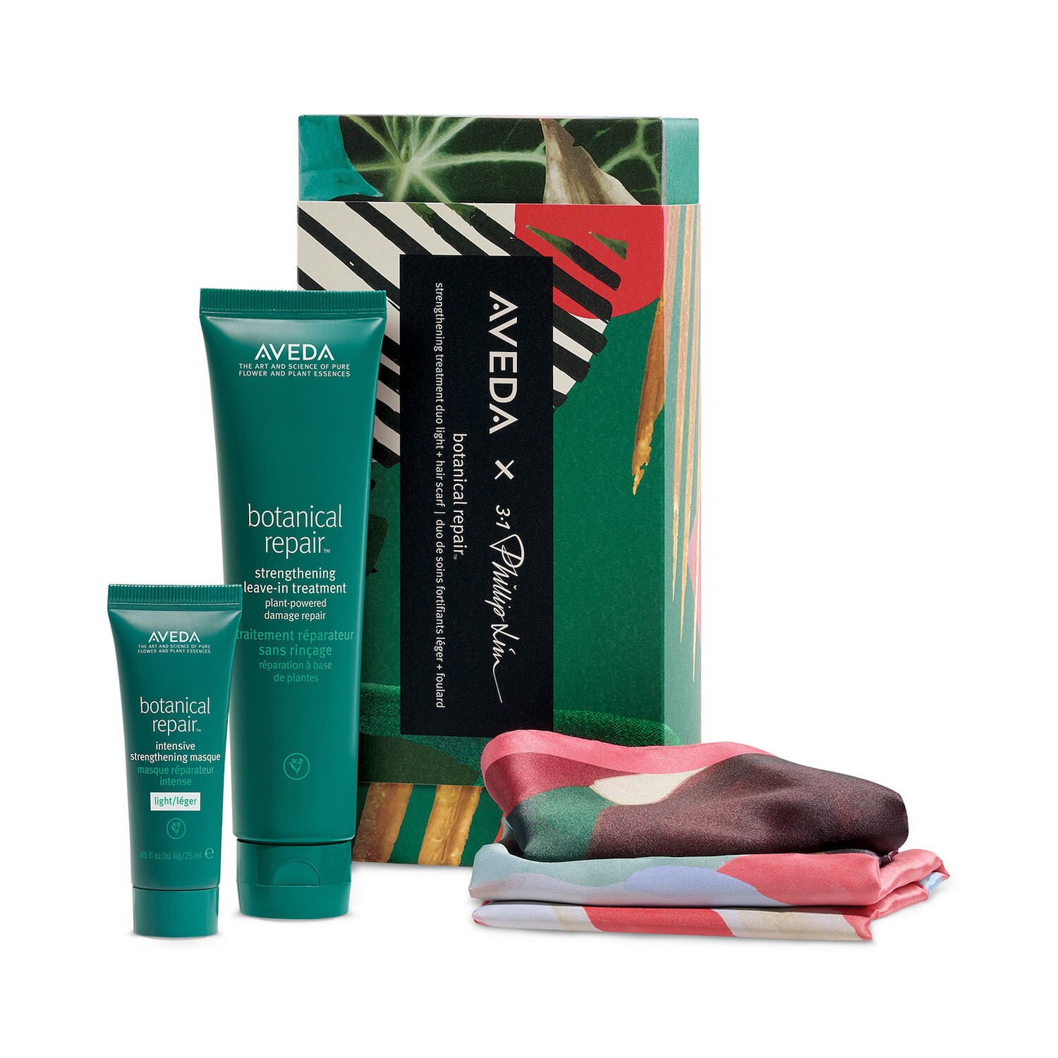 SET DE REPARACI&Oacute;N LIGERA BOTANICAL REPAIR&trade; +MASCADA DE AVEDA X PHILLIP LIM, PARA CABELLO DE FINO A MEDIO